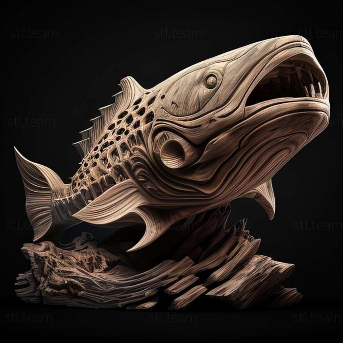 3D модель Gasterosteus crenobiontus (STL)